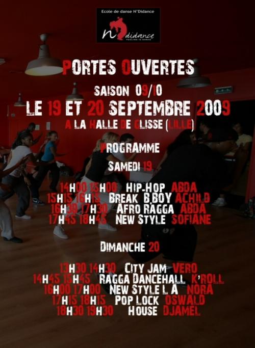 Journées portes ouvertes école de danse N’Didance